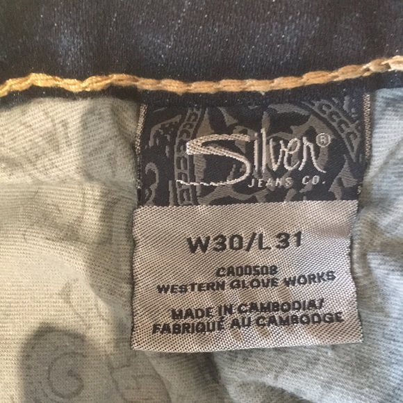 Silver Jeans Aiko Bootcut Dark Wash size W30/L31 - Picture 13 of 16